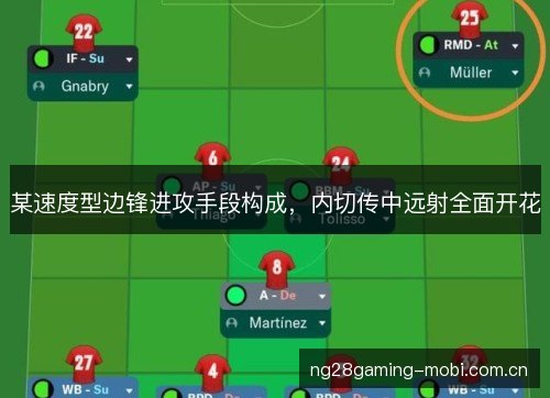 某速度型边锋进攻手段构成,内切传中远射全面开花 某速度型边锋进攻手段构成,内切传中远射全面开花